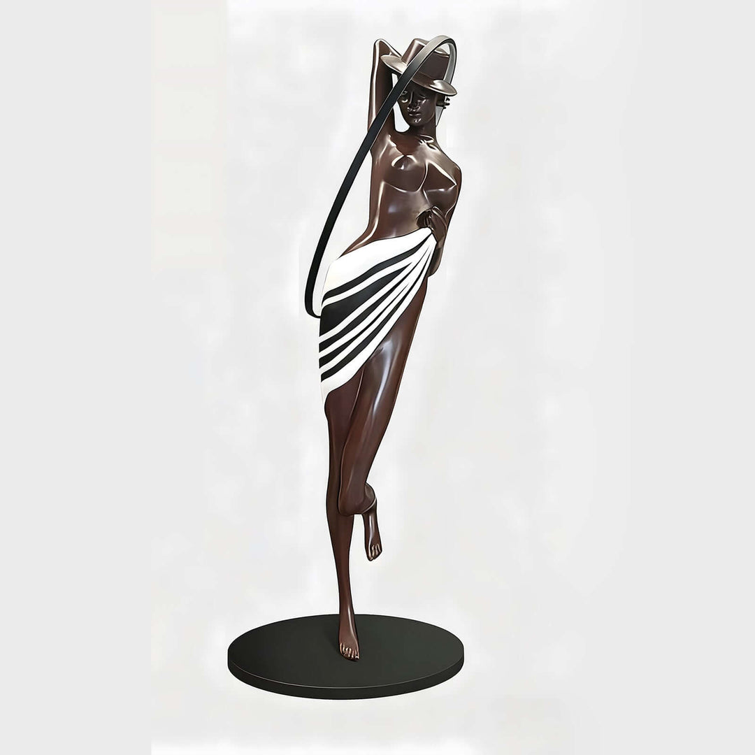 Mireva Sculptural Floor Lamp – Decorative Art Deco Floor Lamp