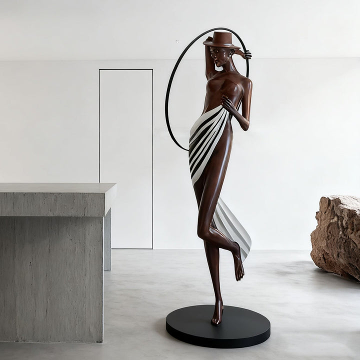Mireva Sculptural Floor Lamp – Decorative Art Deco Floor Lamp