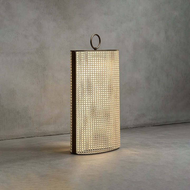 Mivora Outdoor Floor Lamp - Woven Outdoor Lawn Lamp