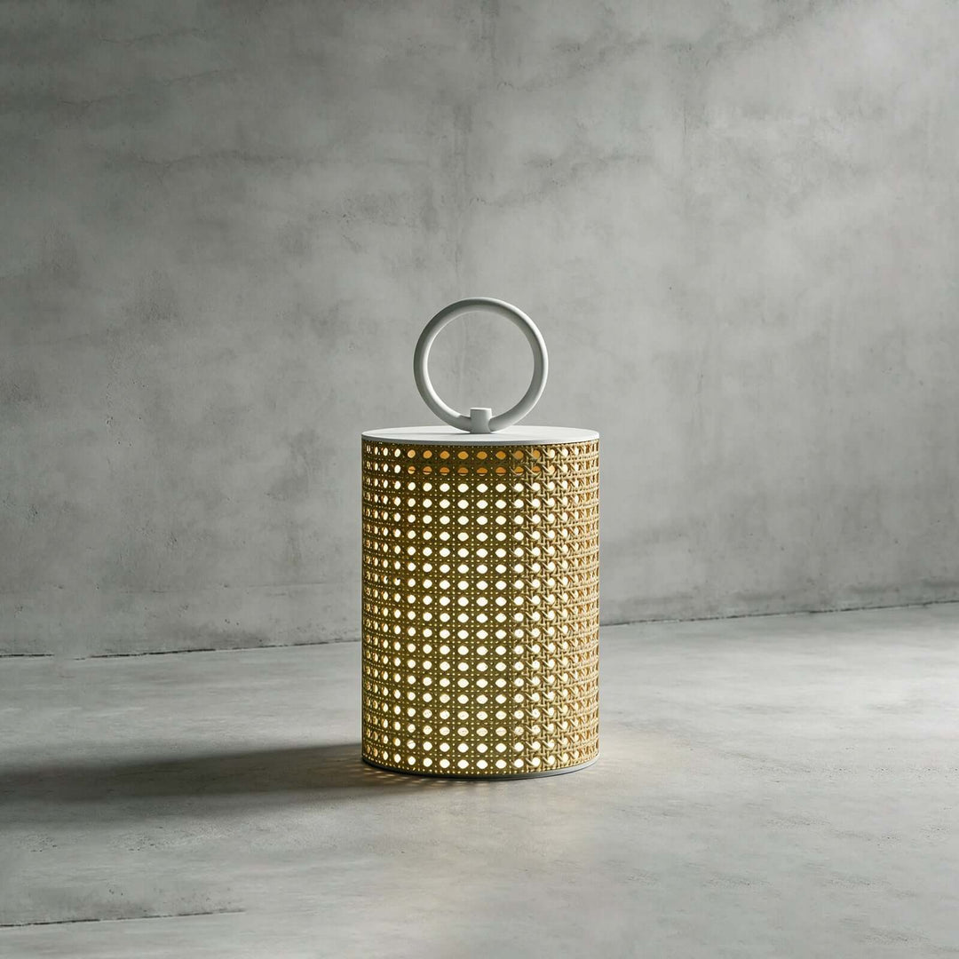 Mivora Outdoor Floor Lamp - Woven Outdoor Lawn Lamp