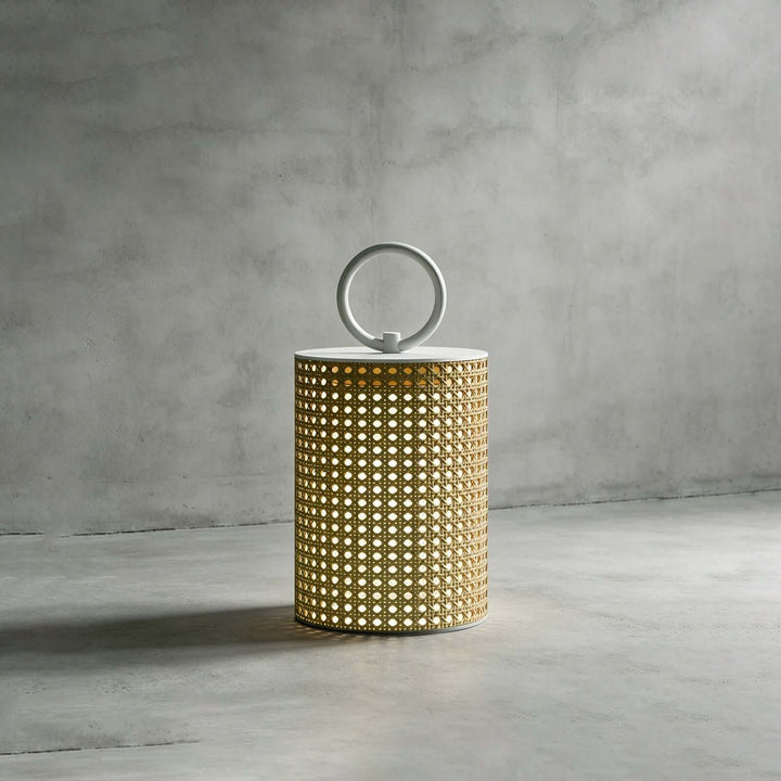 Mivora Outdoor Floor Lamp - Woven Outdoor Lawn Lamp