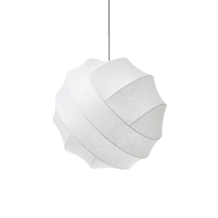Modern Art Deco Globe Pendant Light - Turner Hanging Lamp in White | Vinlighting | Vinlighting
