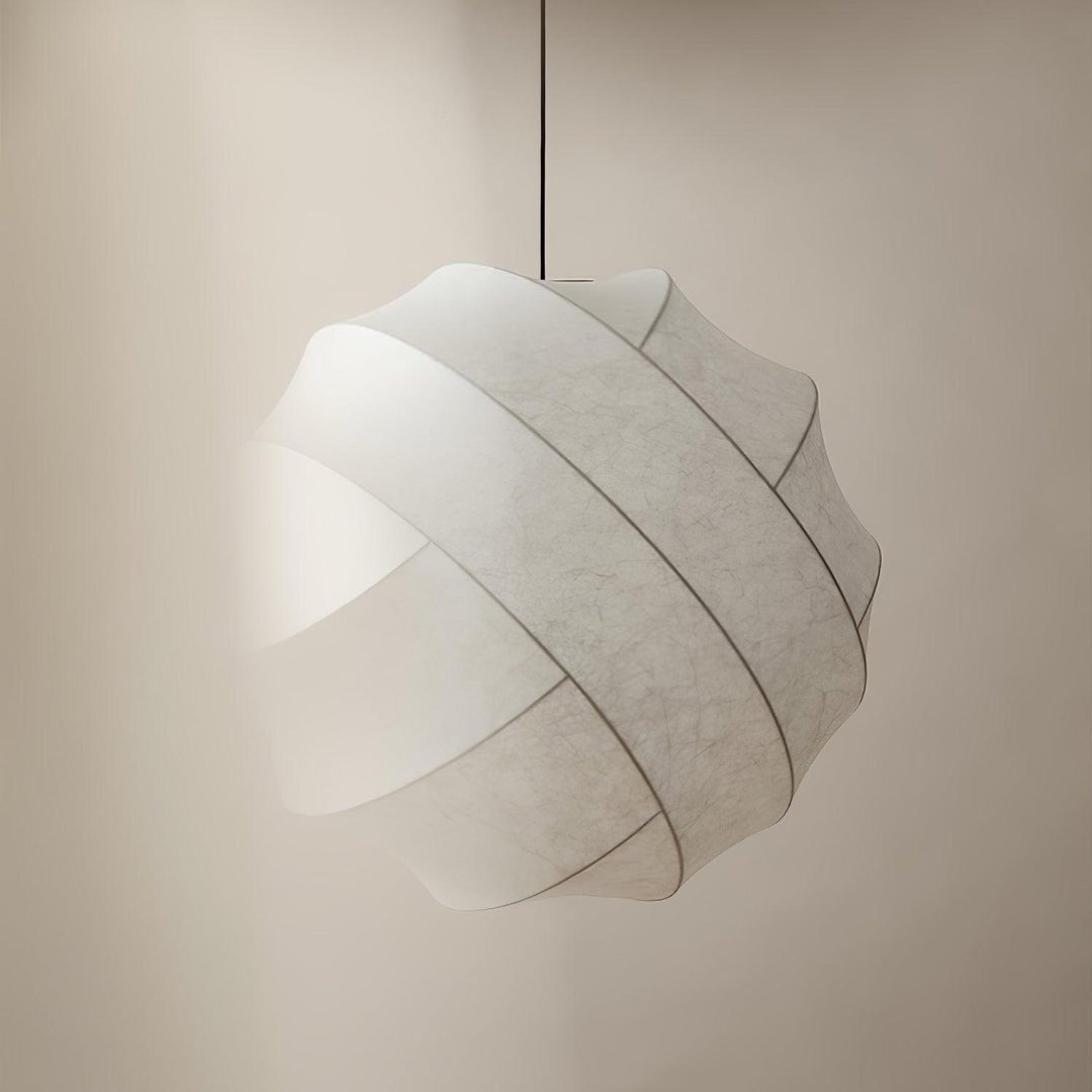 Modern Art Deco Globe Pendant Light - Turner Hanging Lamp in White | Vinlighting | Vinlighting