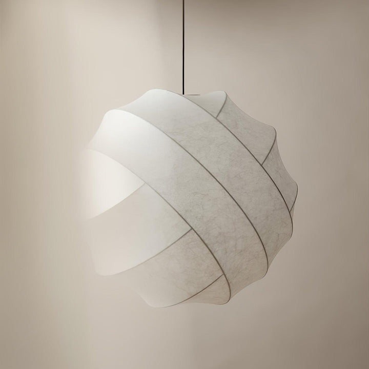 Modern Art Deco Globe Pendant Light - Turner Hanging Lamp in White | Vinlighting | Vinlighting