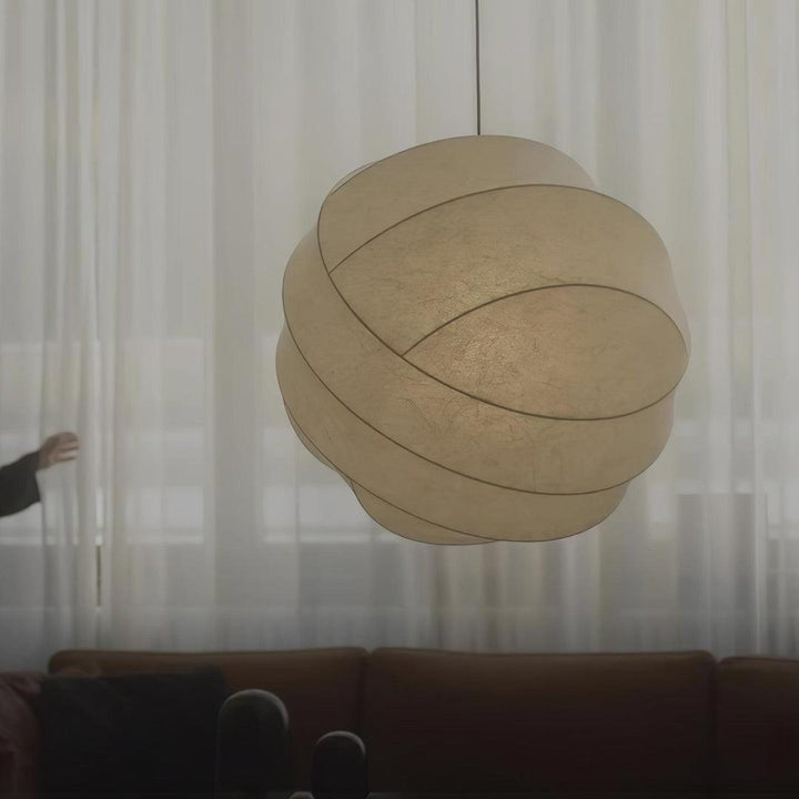 Modern Art Deco Globe Pendant Light - Turner Hanging Lamp in White | Vinlighting | Vinlighting
