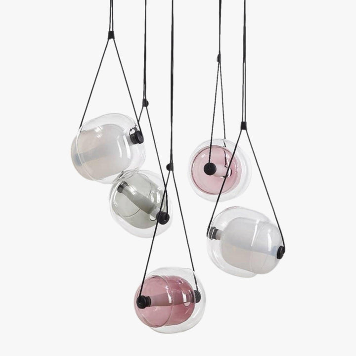 Modern Capsule Glass Pendant Lamp with LED Lights in Multiple Colors | Vinlighting | Vinlighting