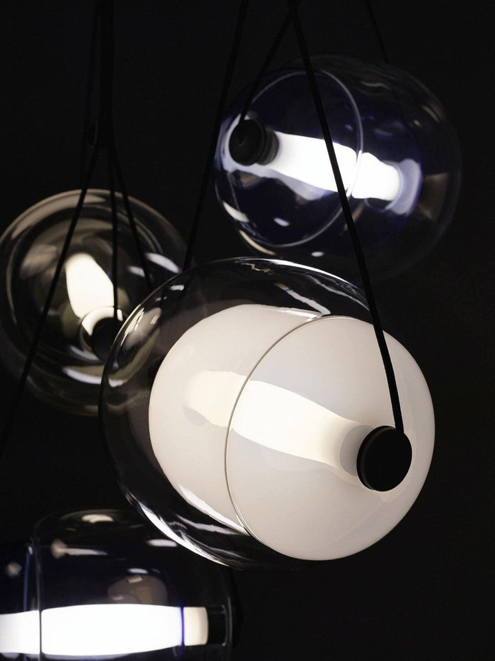 Modern Capsule Glass Pendant Lamp with LED Lights in Multiple Colors | Vinlighting | Vinlighting