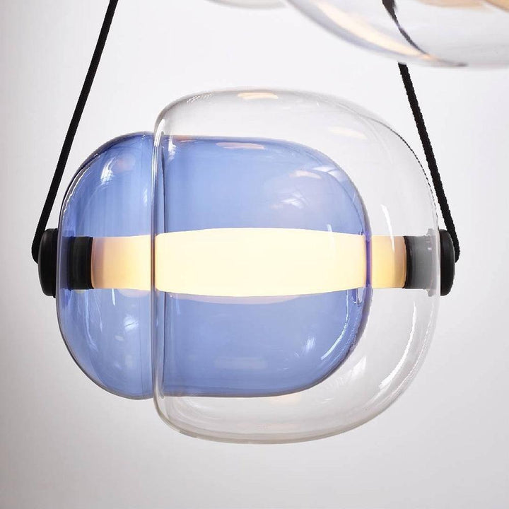 Modern Capsule Glass Pendant Lamp with LED Lights in Multiple Colors | Vinlighting | Vinlighting