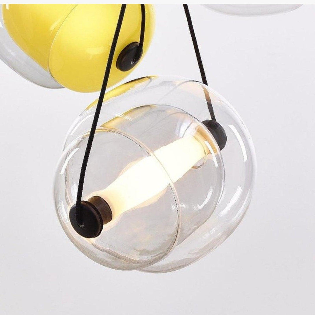 Modern Capsule Glass Pendant Lamp with LED Lights in Multiple Colors | Vinlighting | Vinlighting