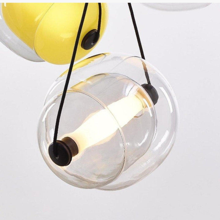 Modern Capsule Glass Pendant Lamp with LED Lights in Multiple Colors | Vinlighting | Vinlighting
