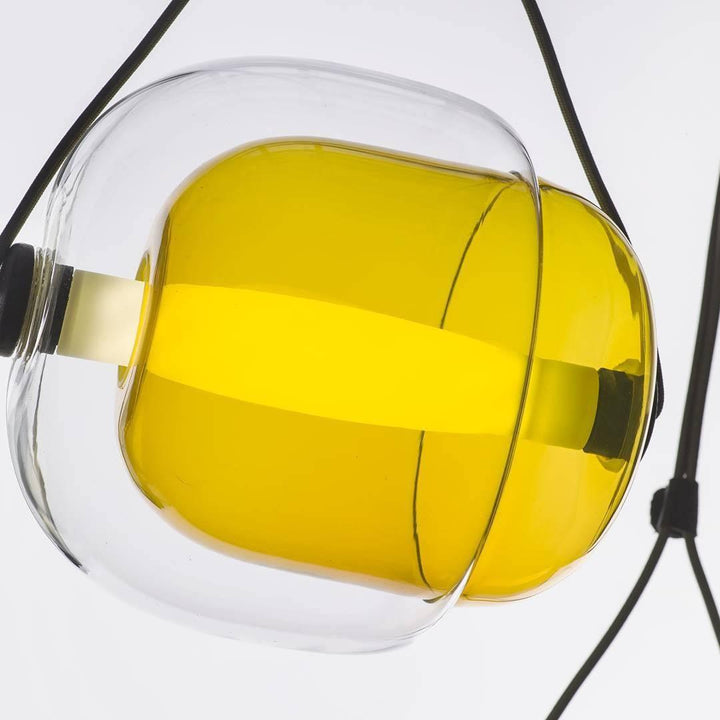 Modern Capsule Glass Pendant Lamp with LED Lights in Multiple Colors | Vinlighting | Vinlighting