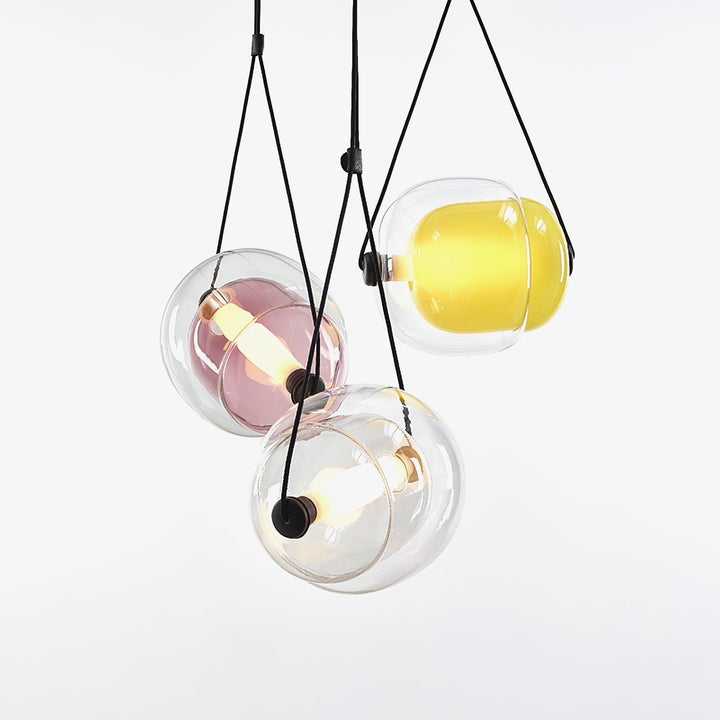 Modern Capsule Glass Pendant Lamp with LED Lights in Multiple Colors | Vinlighting | Vinlighting