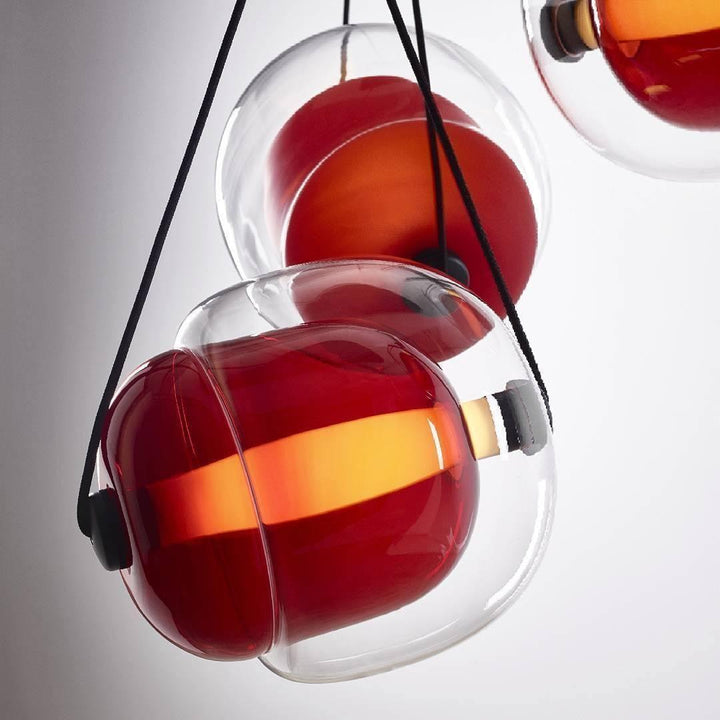Modern Capsule Glass Pendant Lamp with LED Lights in Multiple Colors | Vinlighting | Vinlighting