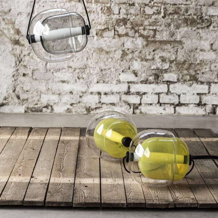 Modern Capsule Glass Pendant Lamp with LED Lights in Multiple Colors | Vinlighting | Vinlighting