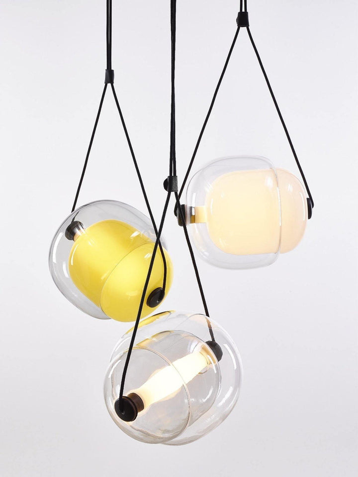 Modern Capsule Glass Pendant Lamp with LED Lights in Multiple Colors | Vinlighting | Vinlighting