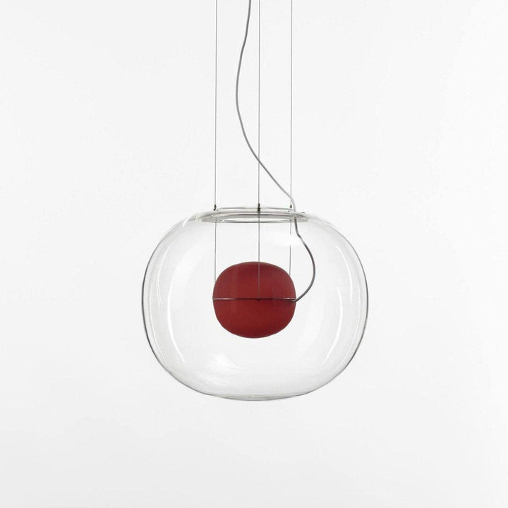 Modern Clear Glass Globe Pendant Light - Hanging for Kitchen Island | Vinlighting | Vinlighting