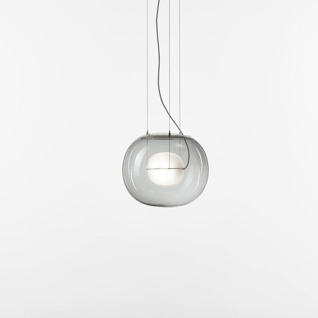 Modern Clear Glass Globe Pendant Light - Hanging for Kitchen Island | Vinlighting | Vinlighting