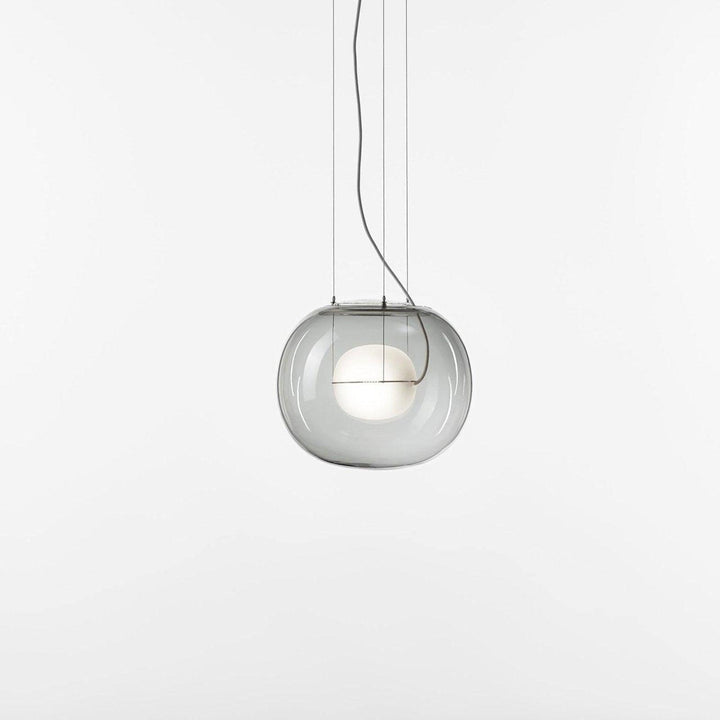 Modern Clear Glass Globe Pendant Light - Hanging for Kitchen Island | Vinlighting | Vinlighting