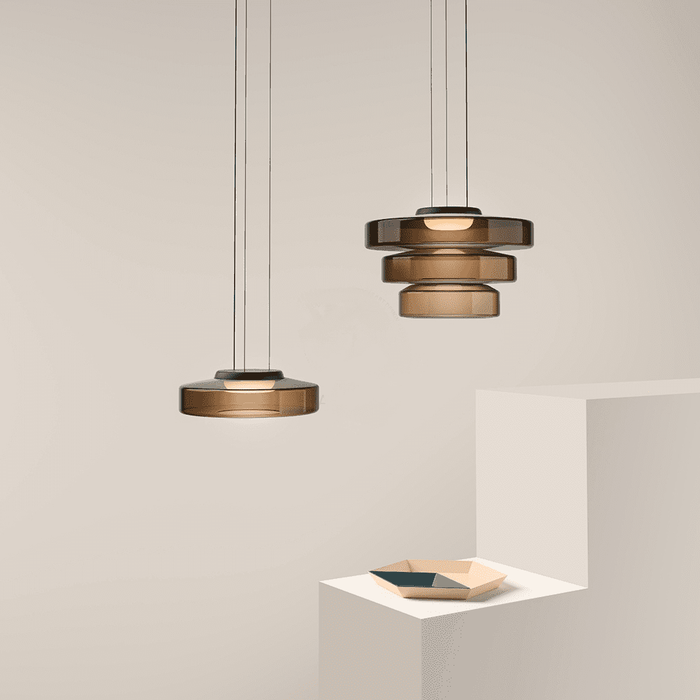 Modern Levels Glass Pendant Light for Kitchen Island & Dining Room | Vinlighting | Vinlighting