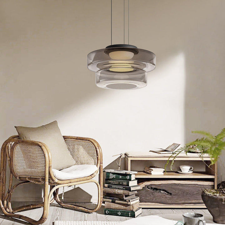 Modern Levels Glass Pendant Light for Kitchen Island & Dining Room | Vinlighting | Vinlighting