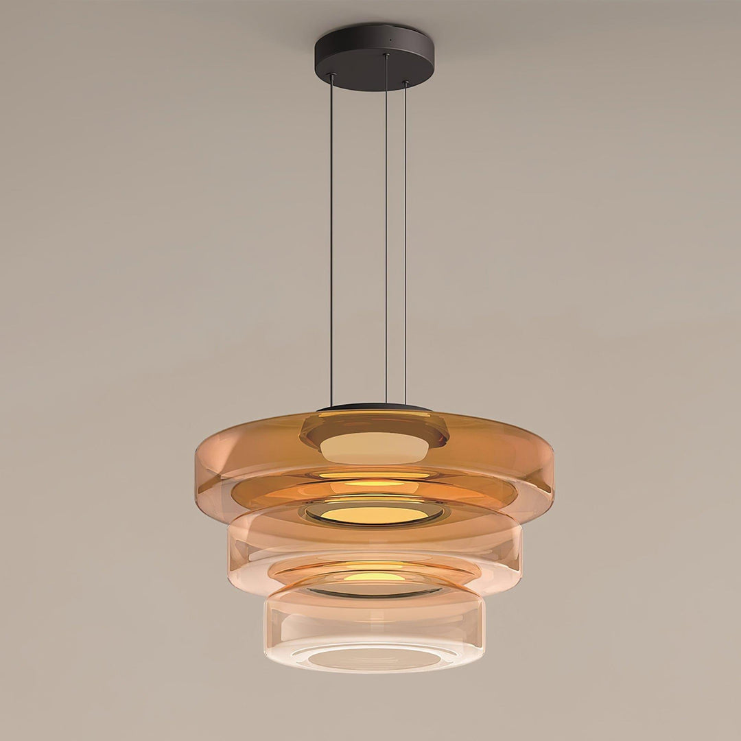Modern Levels Glass Pendant Light for Kitchen Island & Dining Room | Vinlighting | Vinlighting