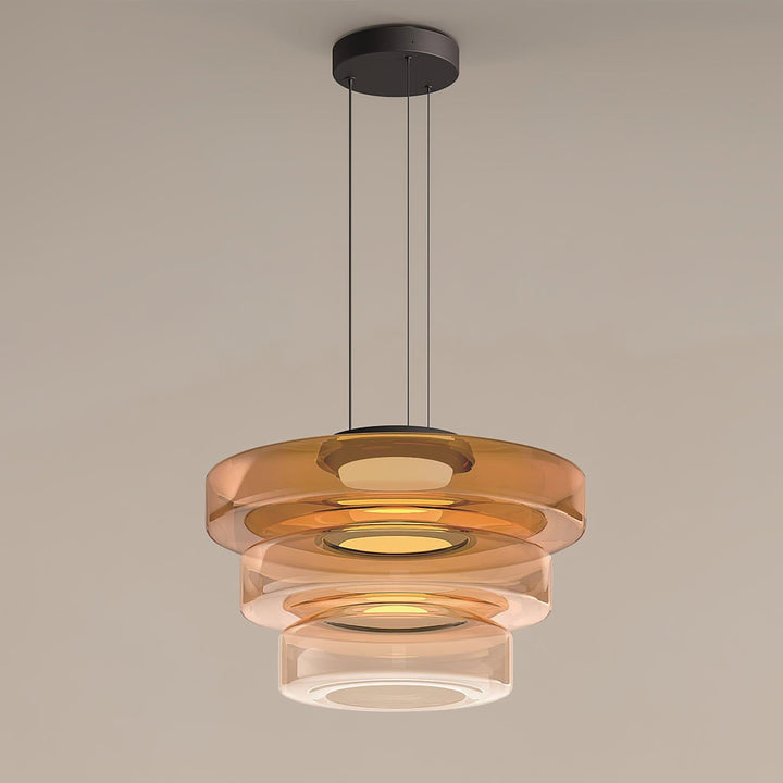 Modern Levels Glass Pendant Light for Kitchen Island & Dining Room | Vinlighting | Vinlighting