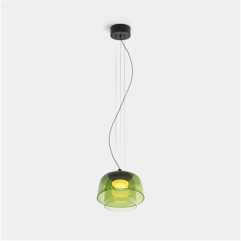 Modern Levels Pendant Light | Art Deco Glass Hanging Lamp for Island | Vinlighting | Vinlighting