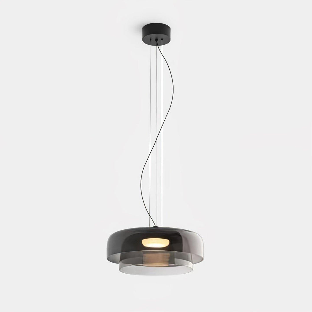 Modern Levels Pendant Light | Art Deco Glass Hanging Lamp for Island | Vinlighting | Vinlighting
