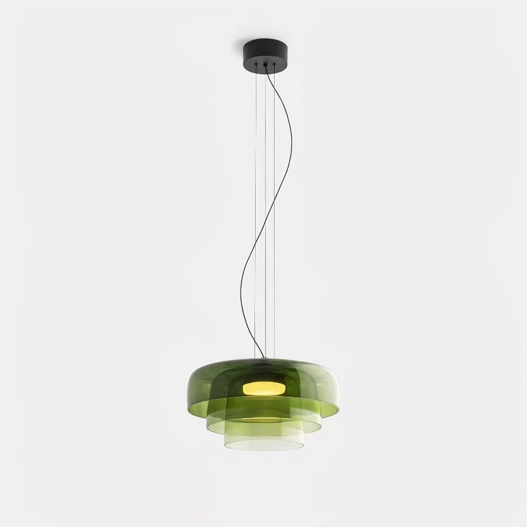 Modern Levels Pendant Light | Art Deco Glass Hanging Lamp for Island | Vinlighting | Vinlighting
