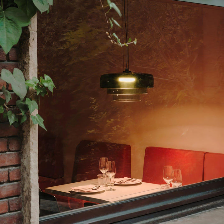 Modern Levels Pendant Light | Art Deco Glass Hanging Lamp for Island | Vinlighting | Vinlighting