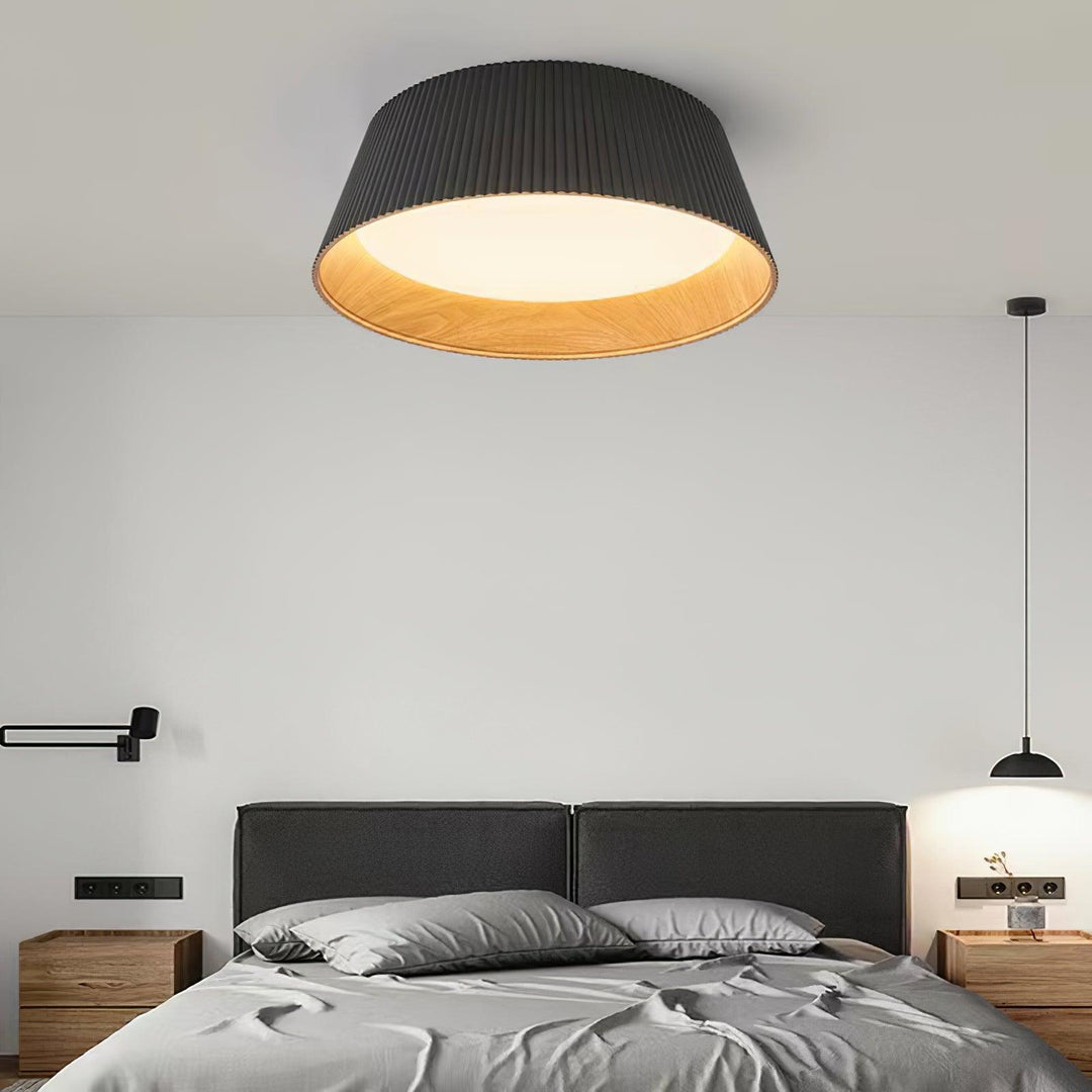 Modern Ribbed Ceiling Light – Sleek & Elegant Lighting Fixture | Vinlighting | Vinlighting