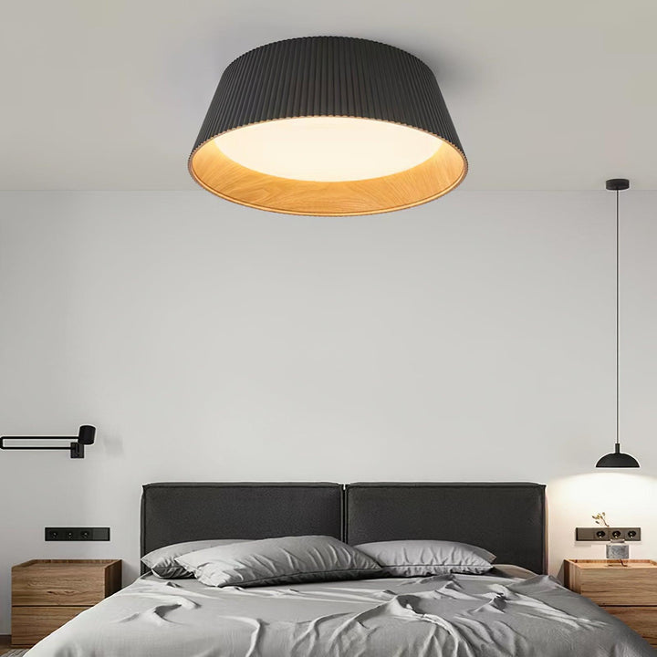 Modern Ribbed Ceiling Light – Sleek & Elegant Lighting Fixture | Vinlighting | Vinlighting