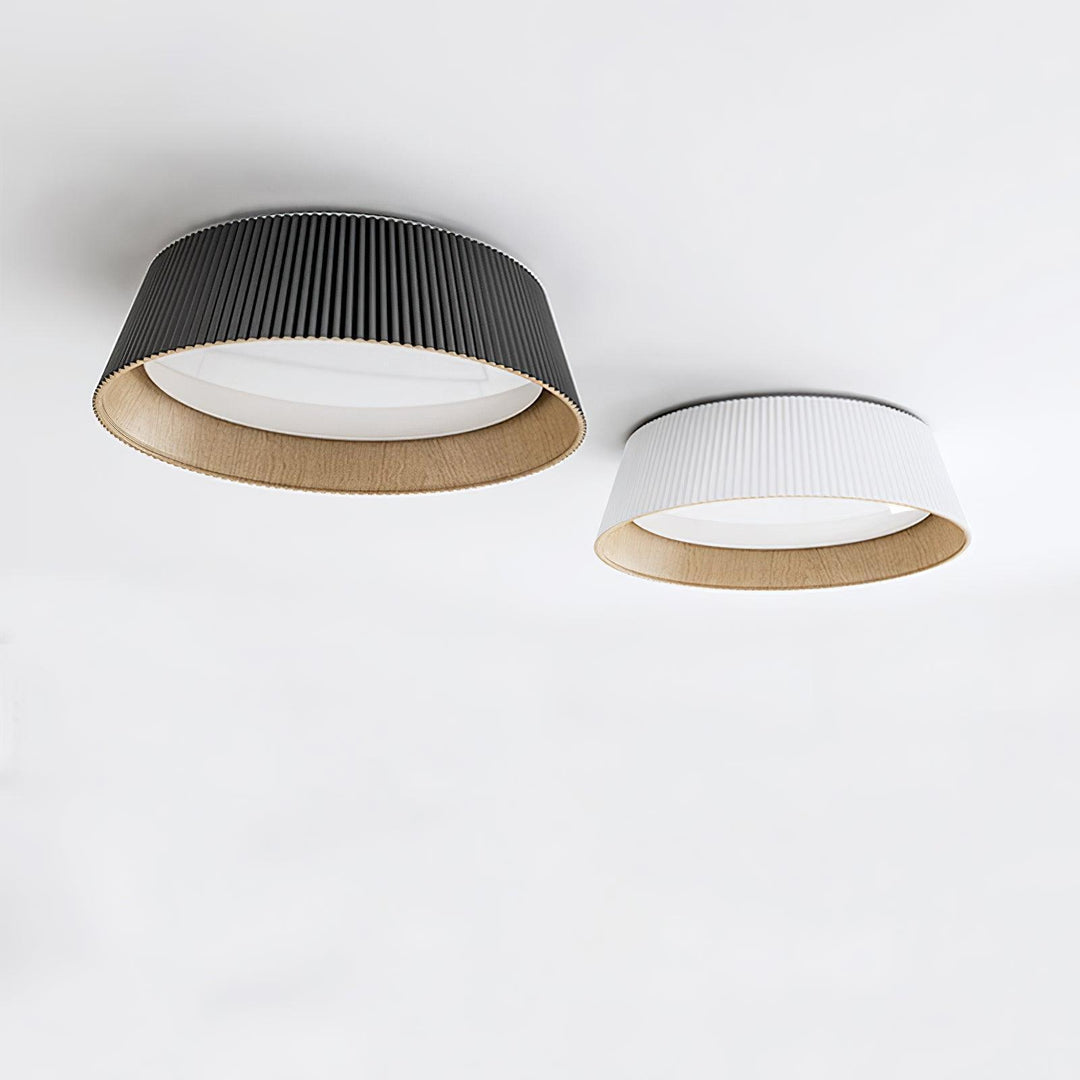 Modern Ribbed Ceiling Light – Sleek & Elegant Lighting Fixture | Vinlighting | Vinlighting