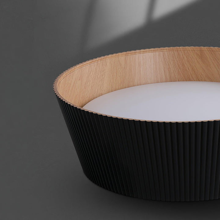 Modern Ribbed Ceiling Light – Sleek & Elegant Lighting Fixture | Vinlighting | Vinlighting
