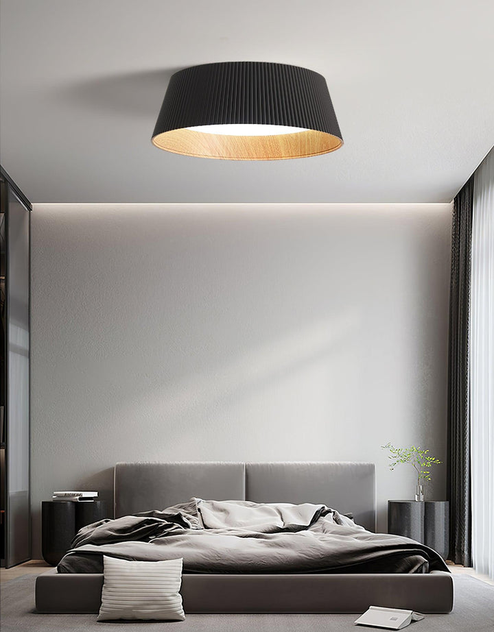Modern Ribbed Ceiling Light – Sleek & Elegant Lighting Fixture | Vinlighting | Vinlighting
