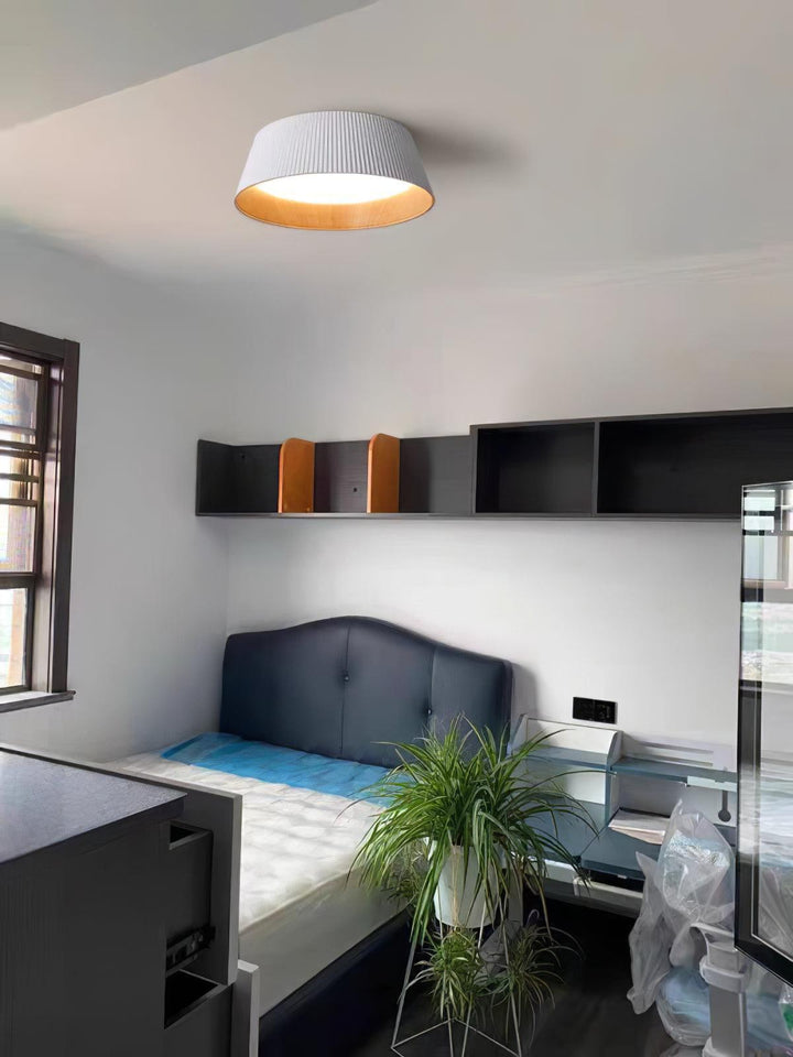 Modern Ribbed Ceiling Light – Sleek & Elegant Lighting Fixture | Vinlighting | Vinlighting