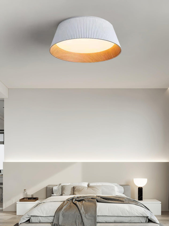 Modern Ribbed Ceiling Light – Sleek & Elegant Lighting Fixture | Vinlighting | Vinlighting