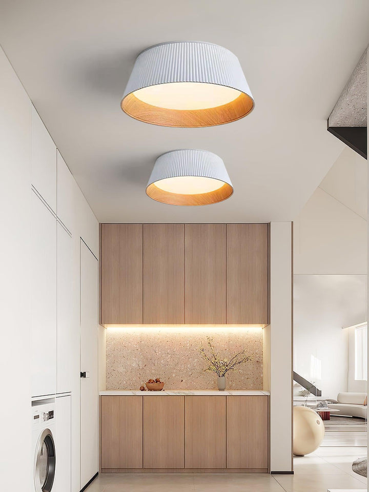 Modern Ribbed Ceiling Light – Sleek & Elegant Lighting Fixture | Vinlighting | Vinlighting