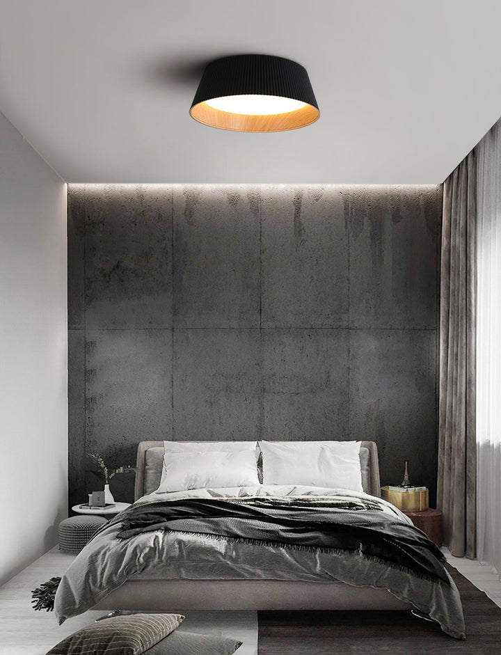 Modern Ribbed Ceiling Light – Sleek & Elegant Lighting Fixture | Vinlighting | Vinlighting