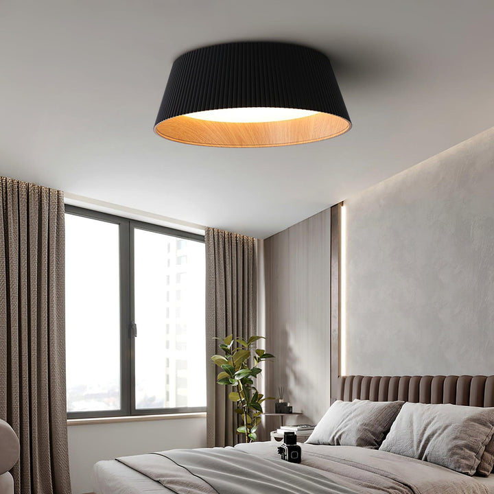 Modern Ribbed Ceiling Light – Sleek & Elegant Lighting Fixture | Vinlighting | Vinlighting