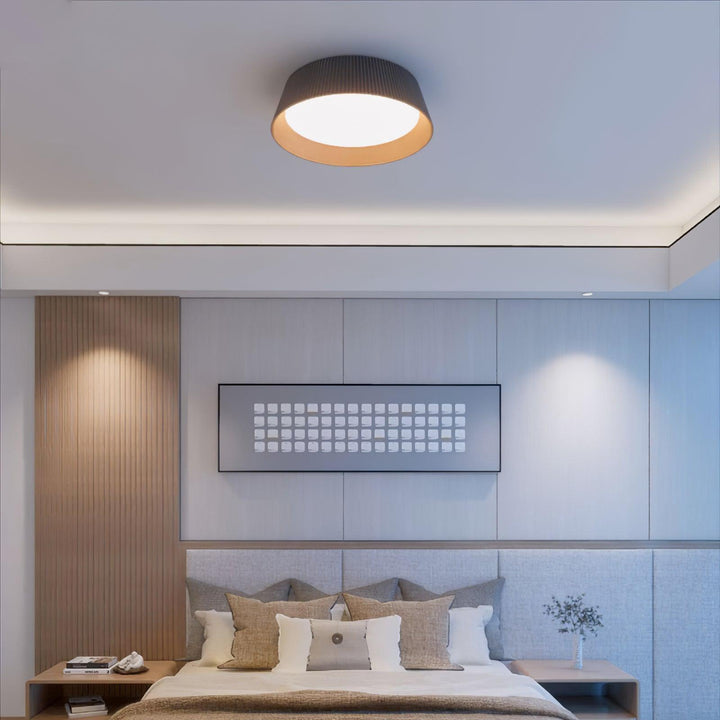 Modern Ribbed Ceiling Light – Sleek & Elegant Lighting Fixture | Vinlighting | Vinlighting