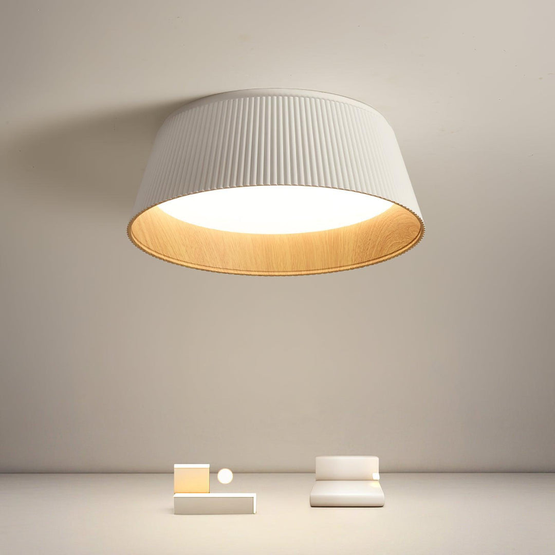 Modern Ribbed Ceiling Light – Sleek & Elegant Lighting Fixture | Vinlighting | Vinlighting