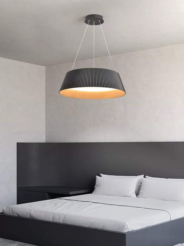Modern Ribbed Pendant Light | Hanging for Dining Room & Kitchen Island | Vinlighting | Vinlighting