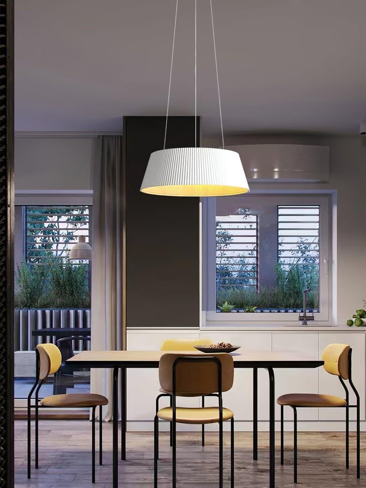 Modern Ribbed Pendant Light | Hanging for Dining Room & Kitchen Island | Vinlighting | Vinlighting