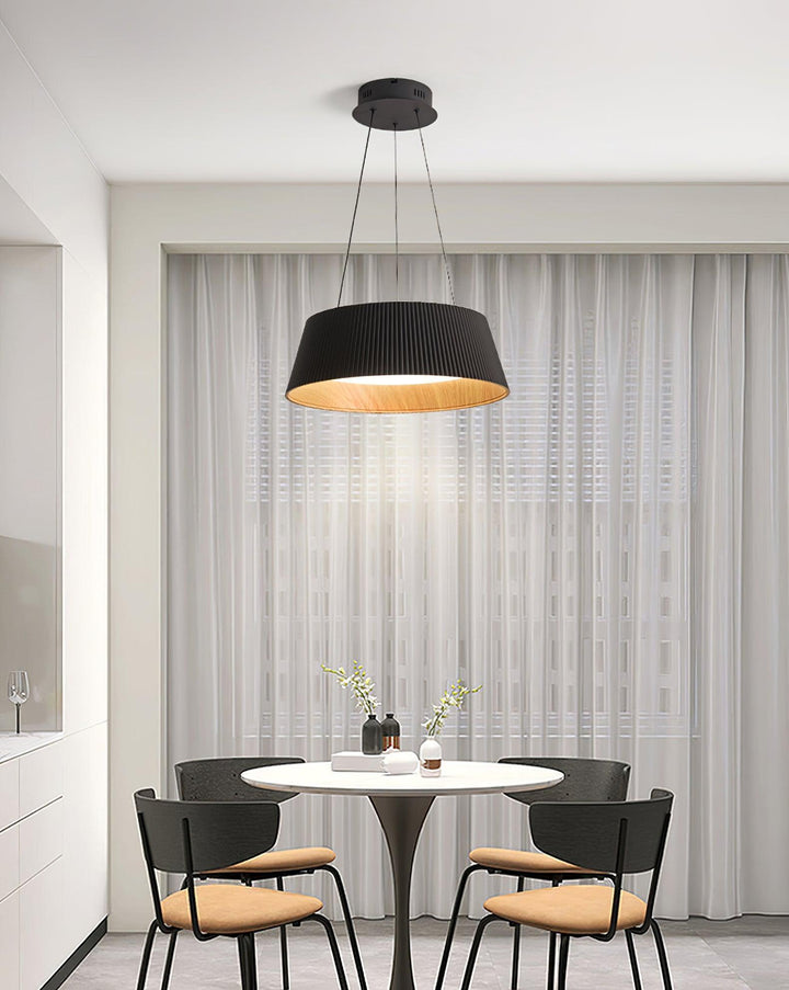 Modern Ribbed Pendant Light | Hanging for Dining Room & Kitchen Island | Vinlighting | Vinlighting