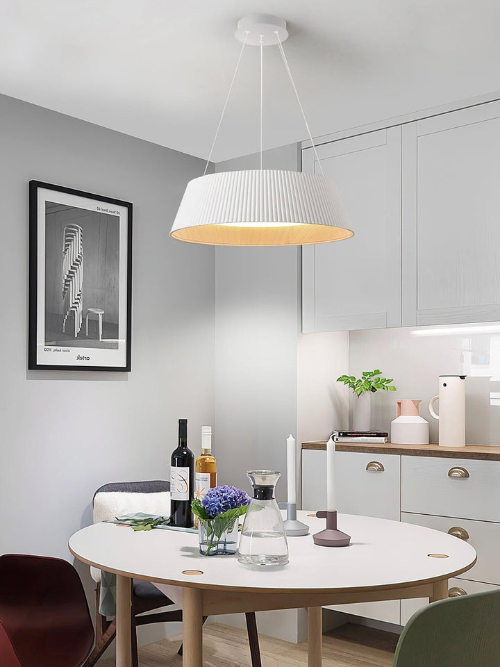 Modern Ribbed Pendant Light | Hanging for Dining Room & Kitchen Island | Vinlighting | Vinlighting