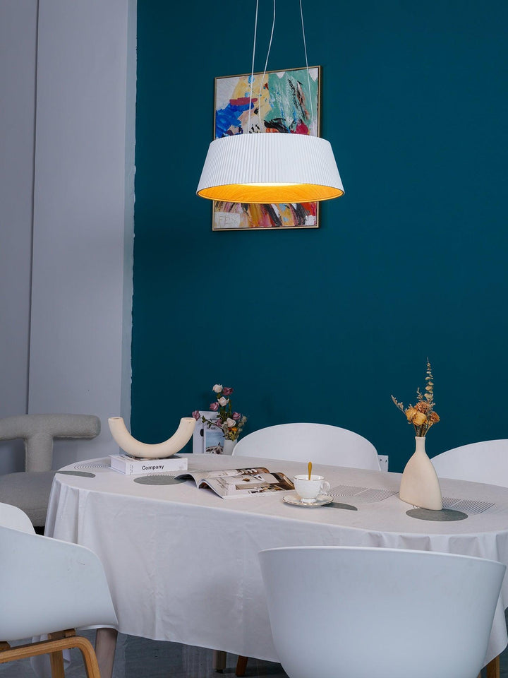 Modern Ribbed Pendant Light | Hanging for Dining Room & Kitchen Island | Vinlighting | Vinlighting