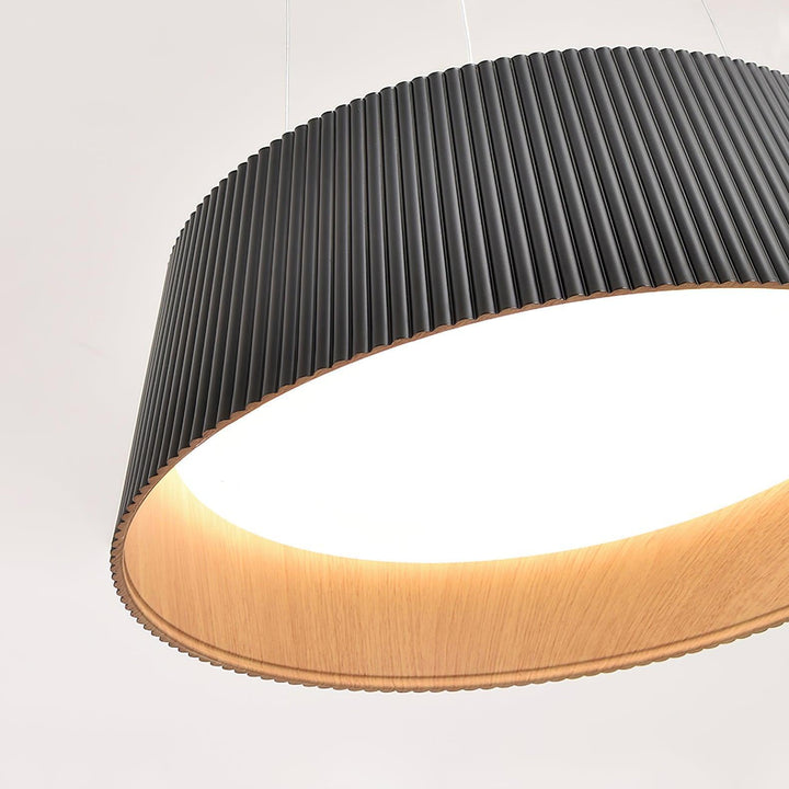 Modern Ribbed Pendant Light | Hanging for Dining Room & Kitchen Island | Vinlighting | Vinlighting