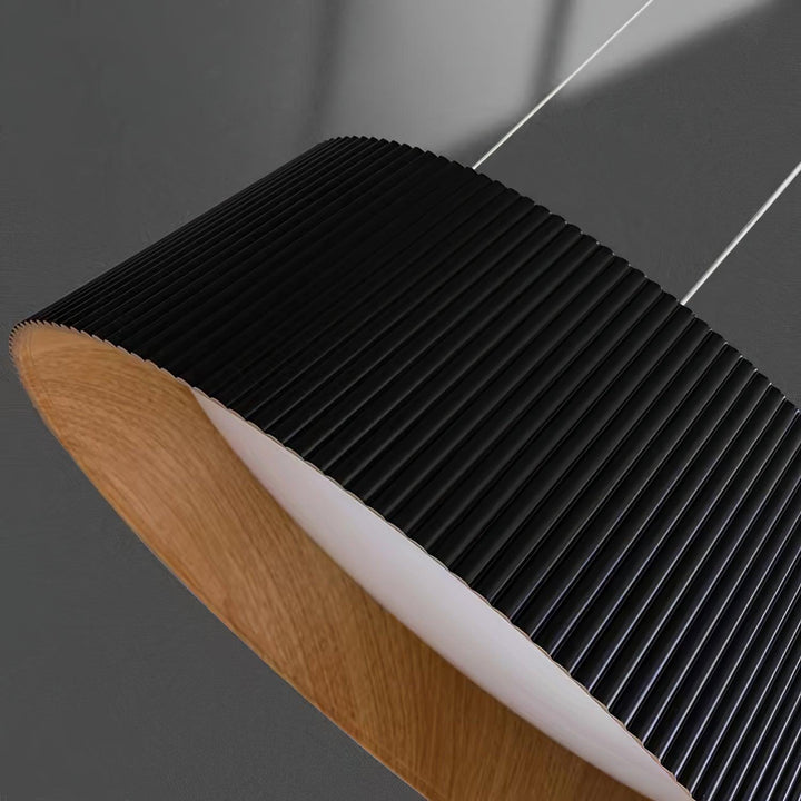 Modern Ribbed Pendant Light | Hanging for Dining Room & Kitchen Island | Vinlighting | Vinlighting