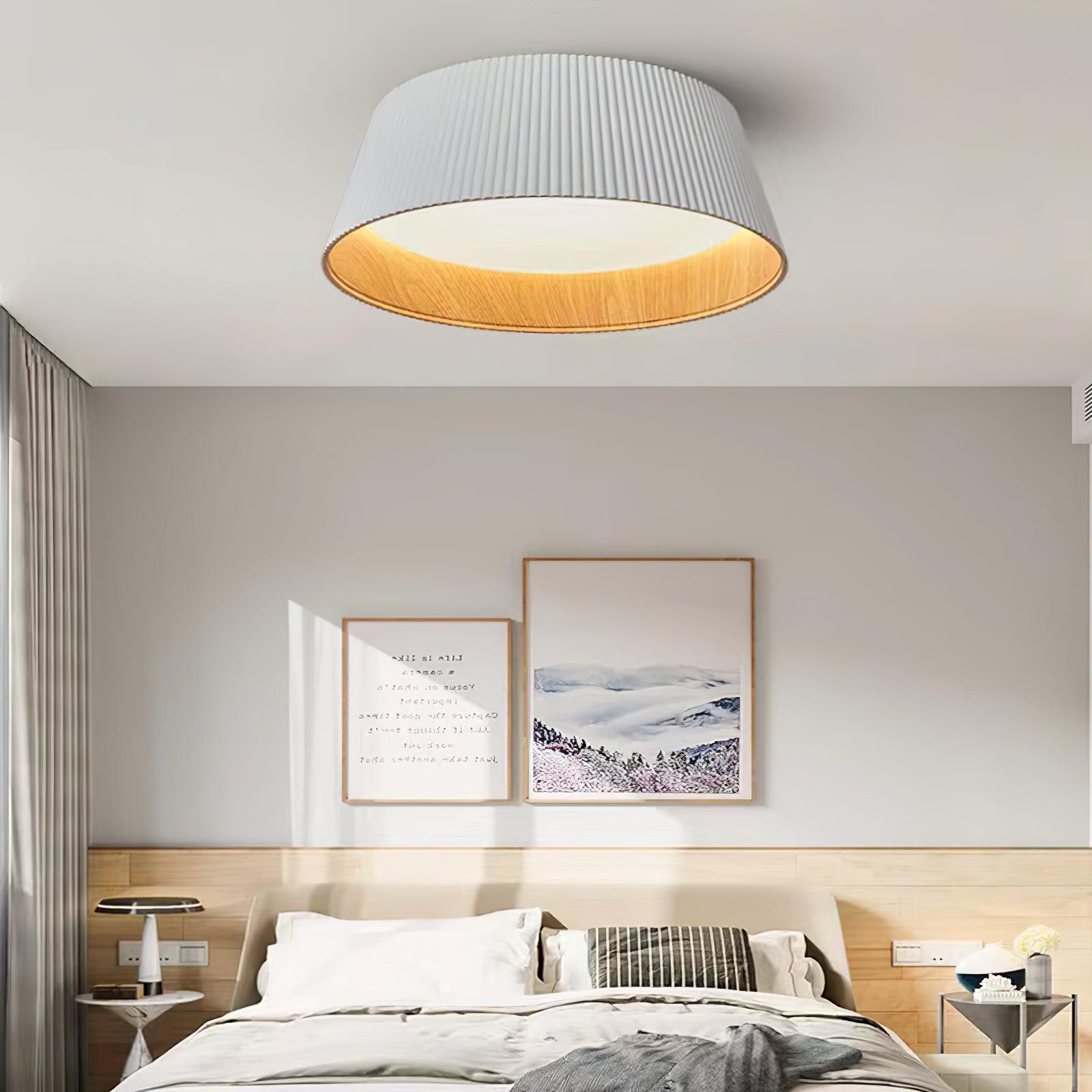 Modern Ribbed Ceiling Light - Vinlighting